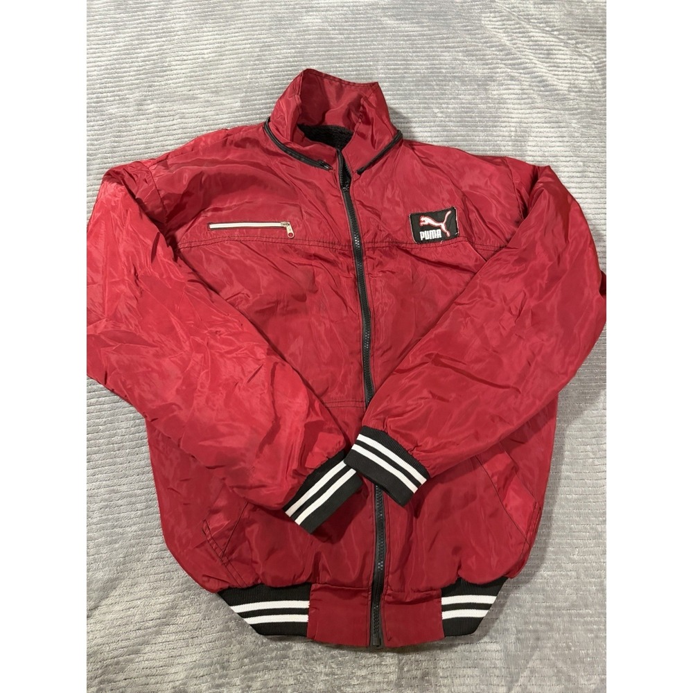 Men's Large Vintage Puma Red Jacket